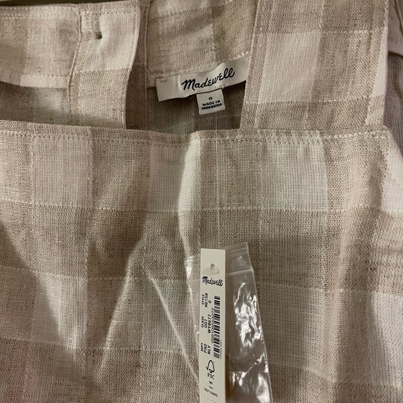 NEW Linen-Blend Sunside Button-Back Top: Undyed Edition size 0 - Picture 6 of 6